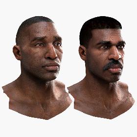 3D Heads (Black Males) model